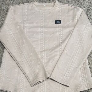 Mens Cream Sweater